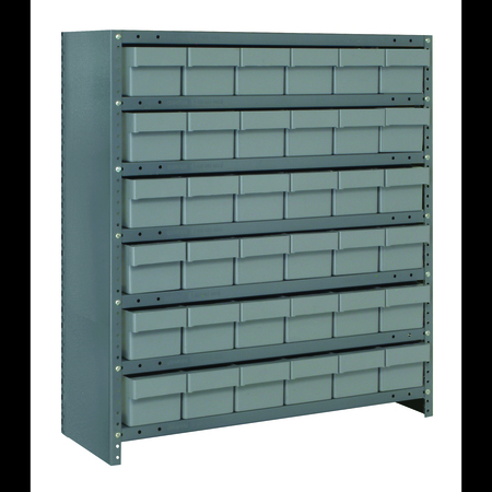 QUANTUM STORAGE SYSTEMS Euro Drawer Shelving Closed Unit CL1839-602GY